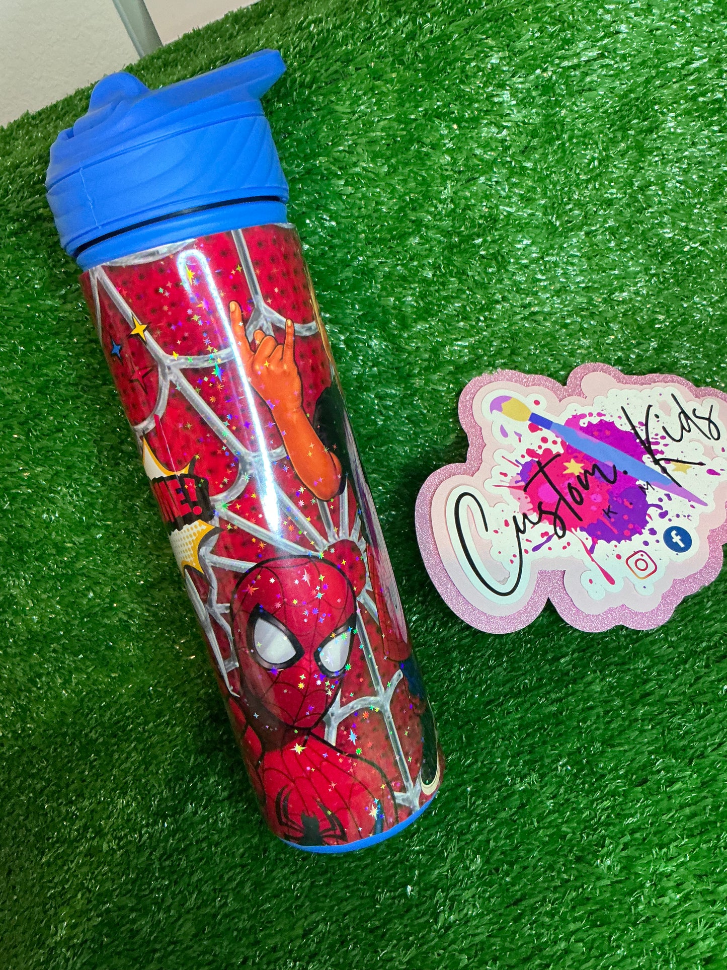 26oz Custom back to school water bottle