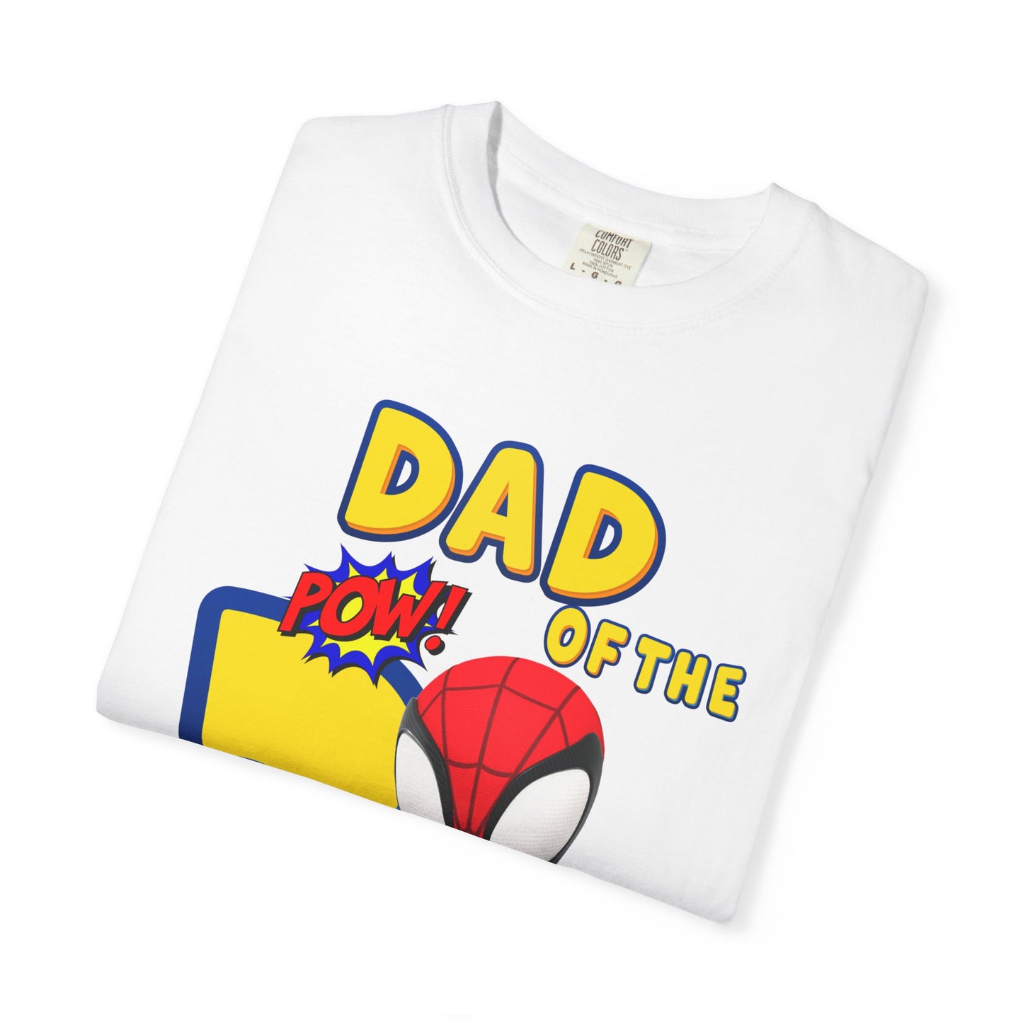 Dad of the 2nd Birthday Boy T-Shirt — Superhero Spidey Party Tee