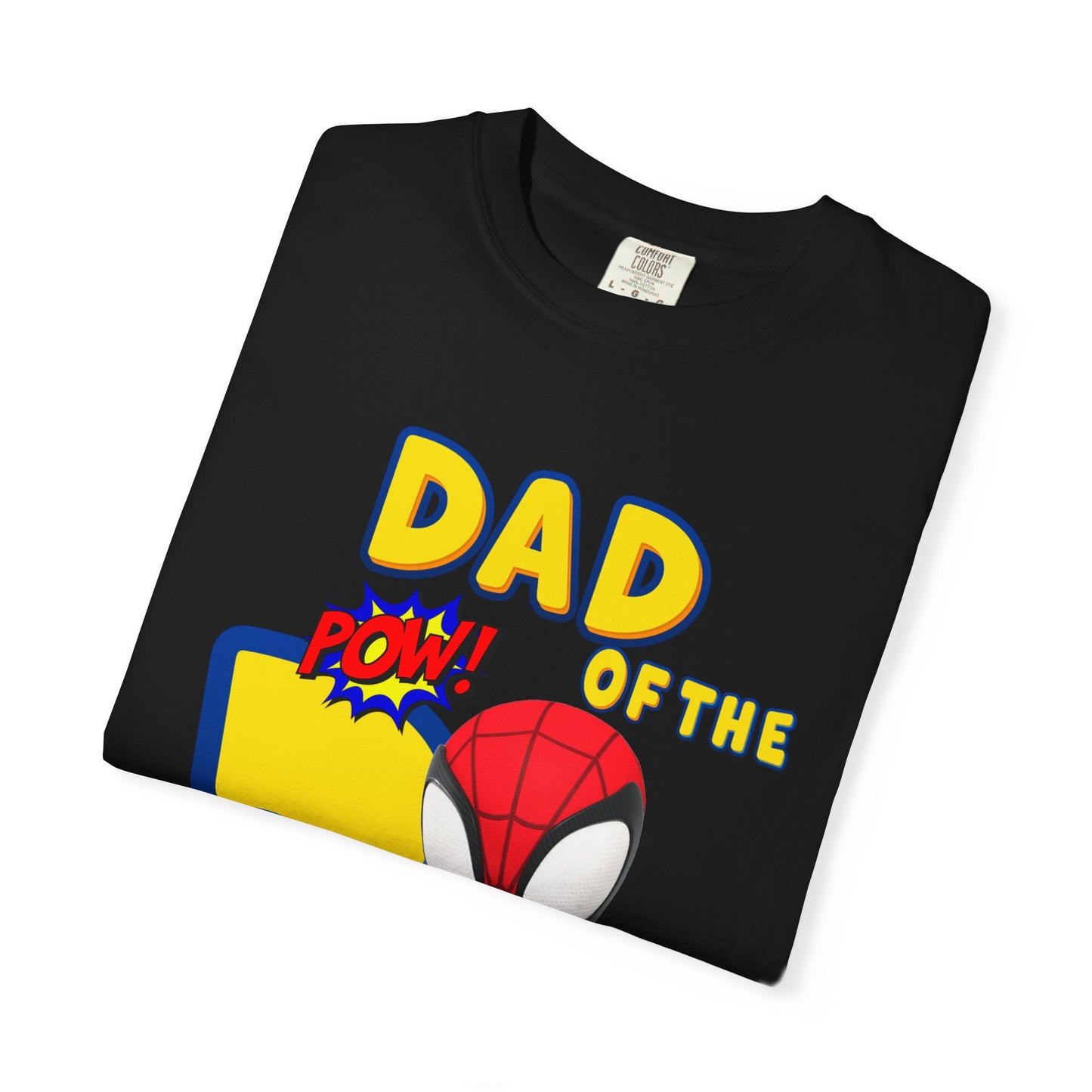 Dad of the 2nd Birthday Boy T-Shirt — Superhero Spidey Party Tee