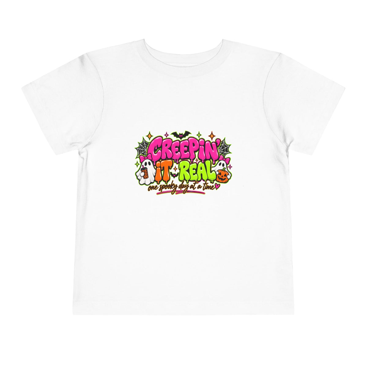 Creepin' It Real Toddler Tee - Cute Halloween Graphic Shirt