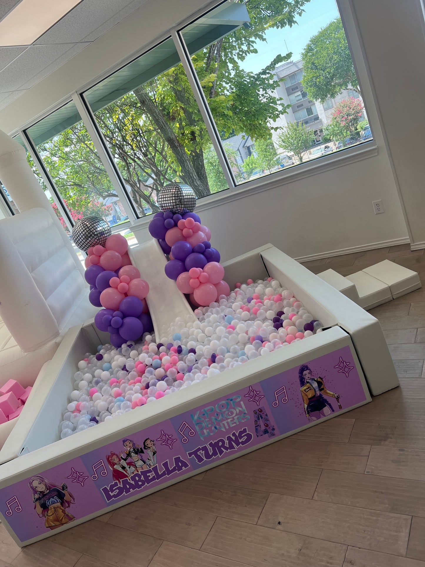 7x7 ball pit with slide rental