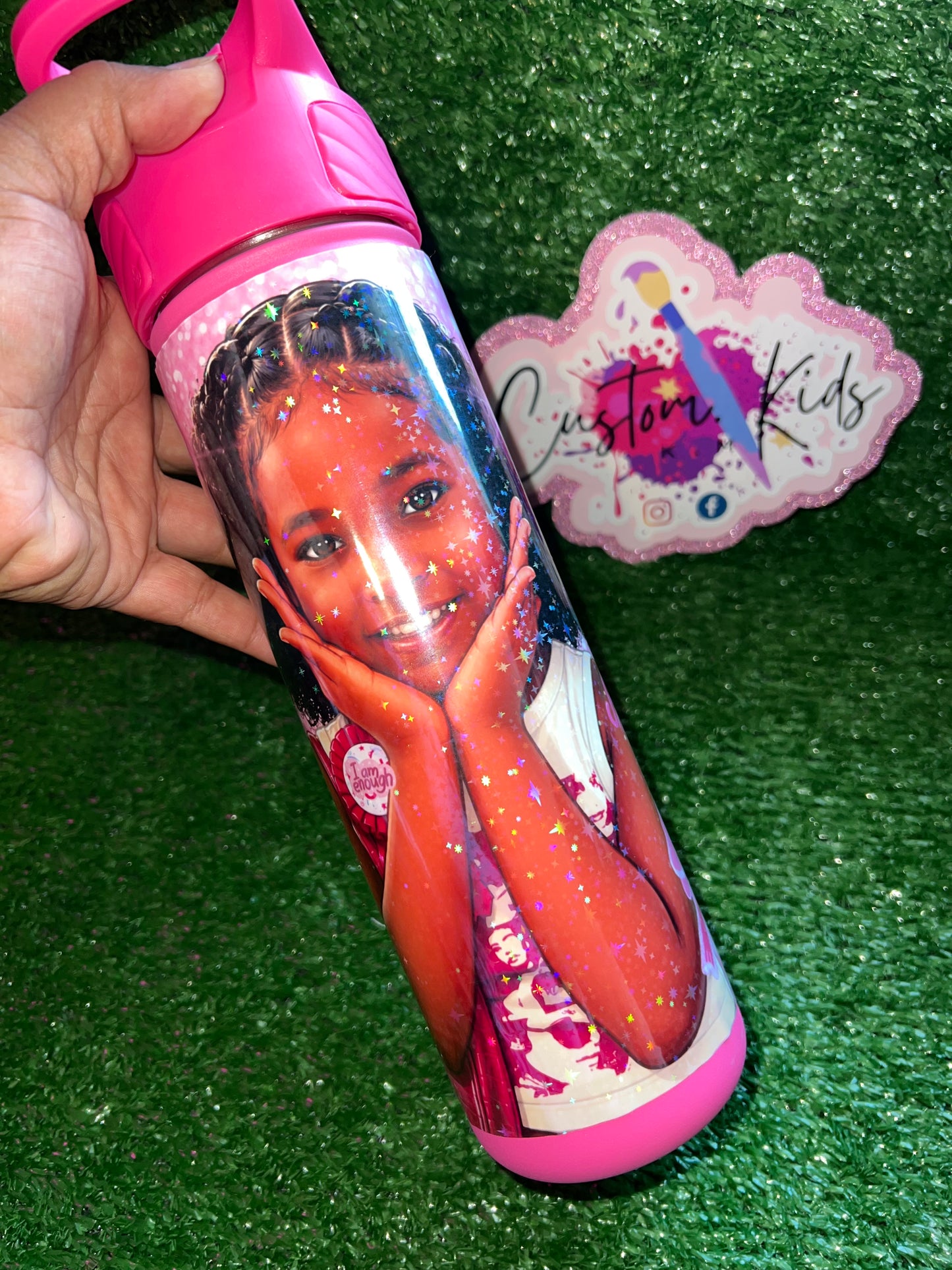 26oz Custom back to school water bottle