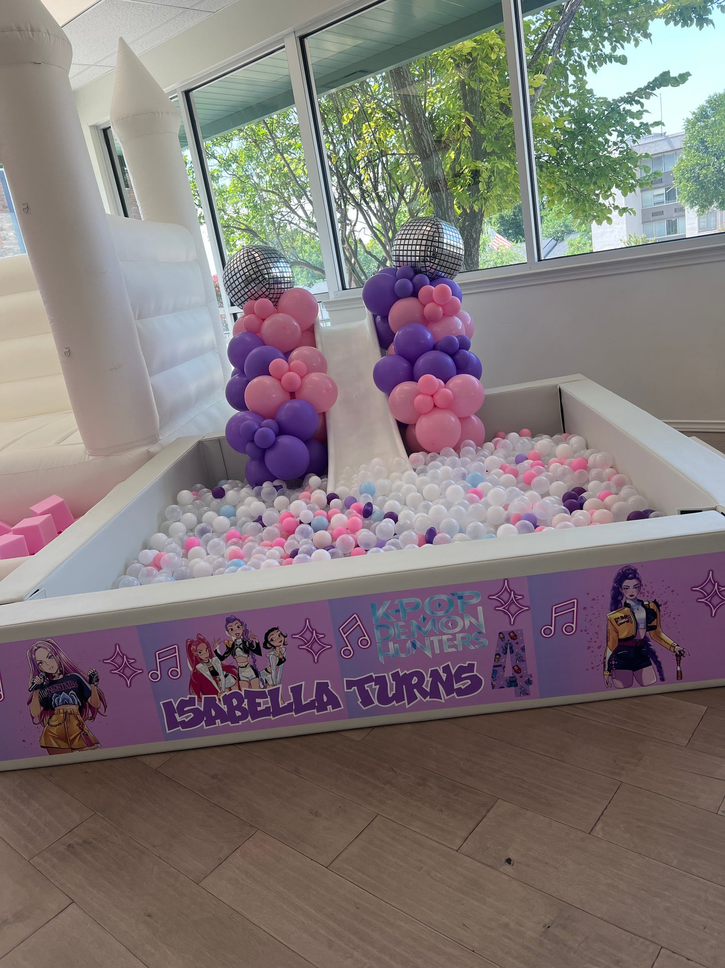 7x7 ball pit with slide rental