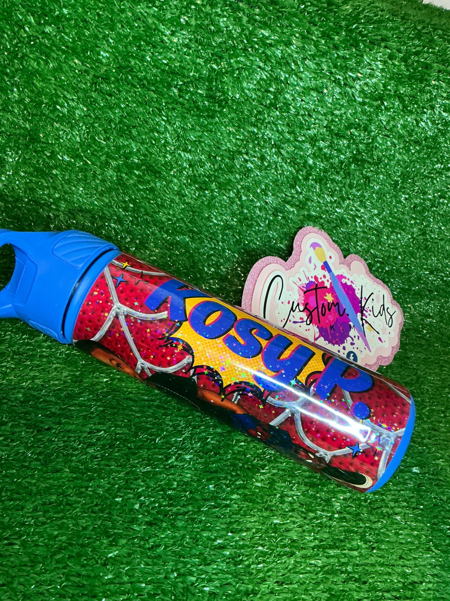 26oz Custom back to school water bottle
